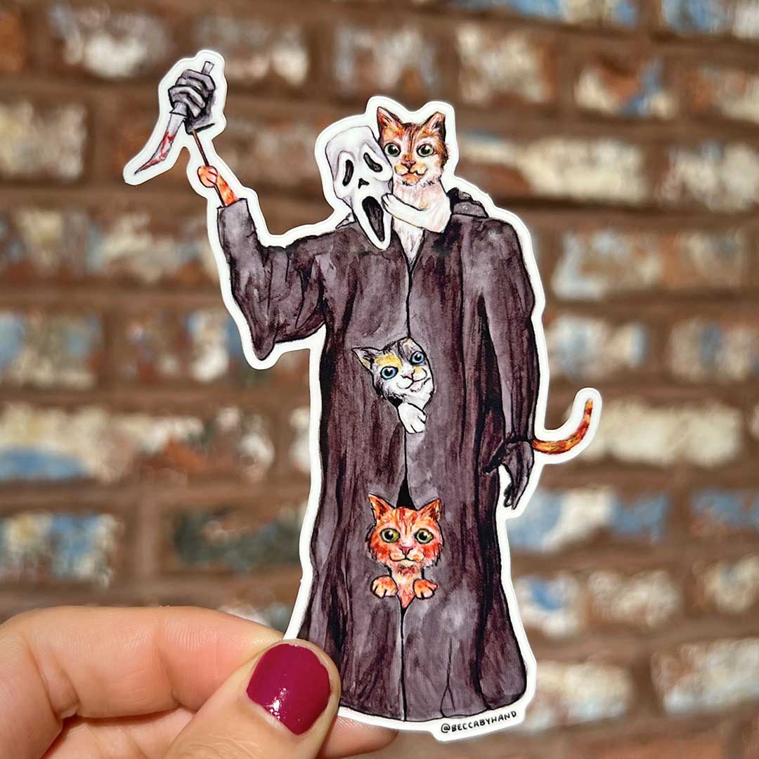 Scream Cats Sticker