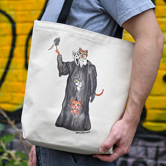Scream Cats Tote Bag