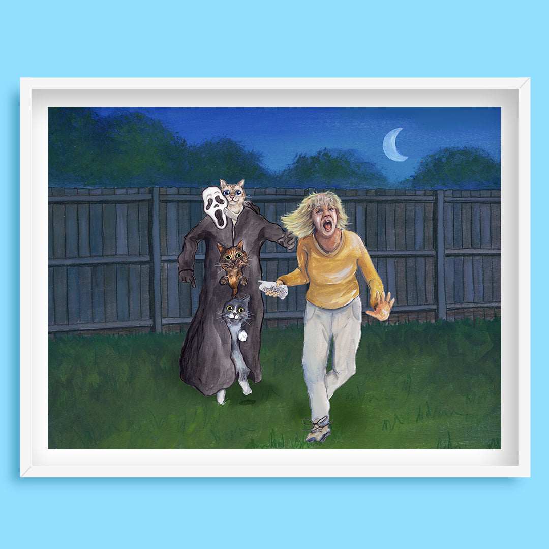 Scream Scene Art Print