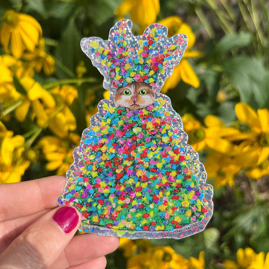 Midsommeow Sticker
