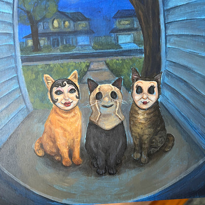Original The Strangepurs Painting