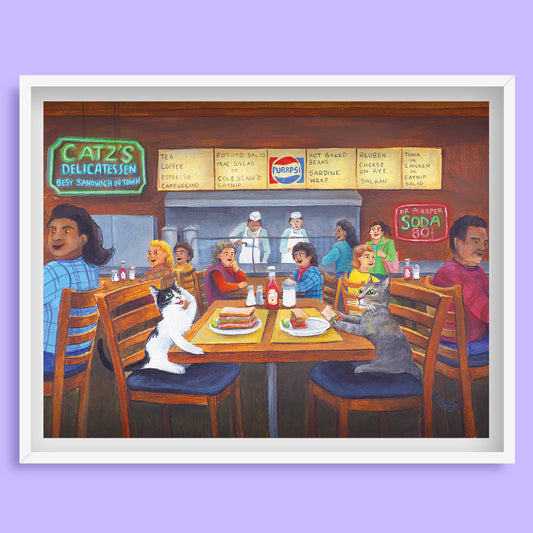 When Hairy Met Sally Art Print